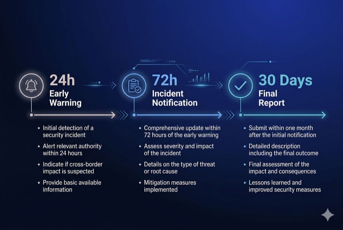 NIS2 Incident Response: Meldepflicht in 72 Stunden